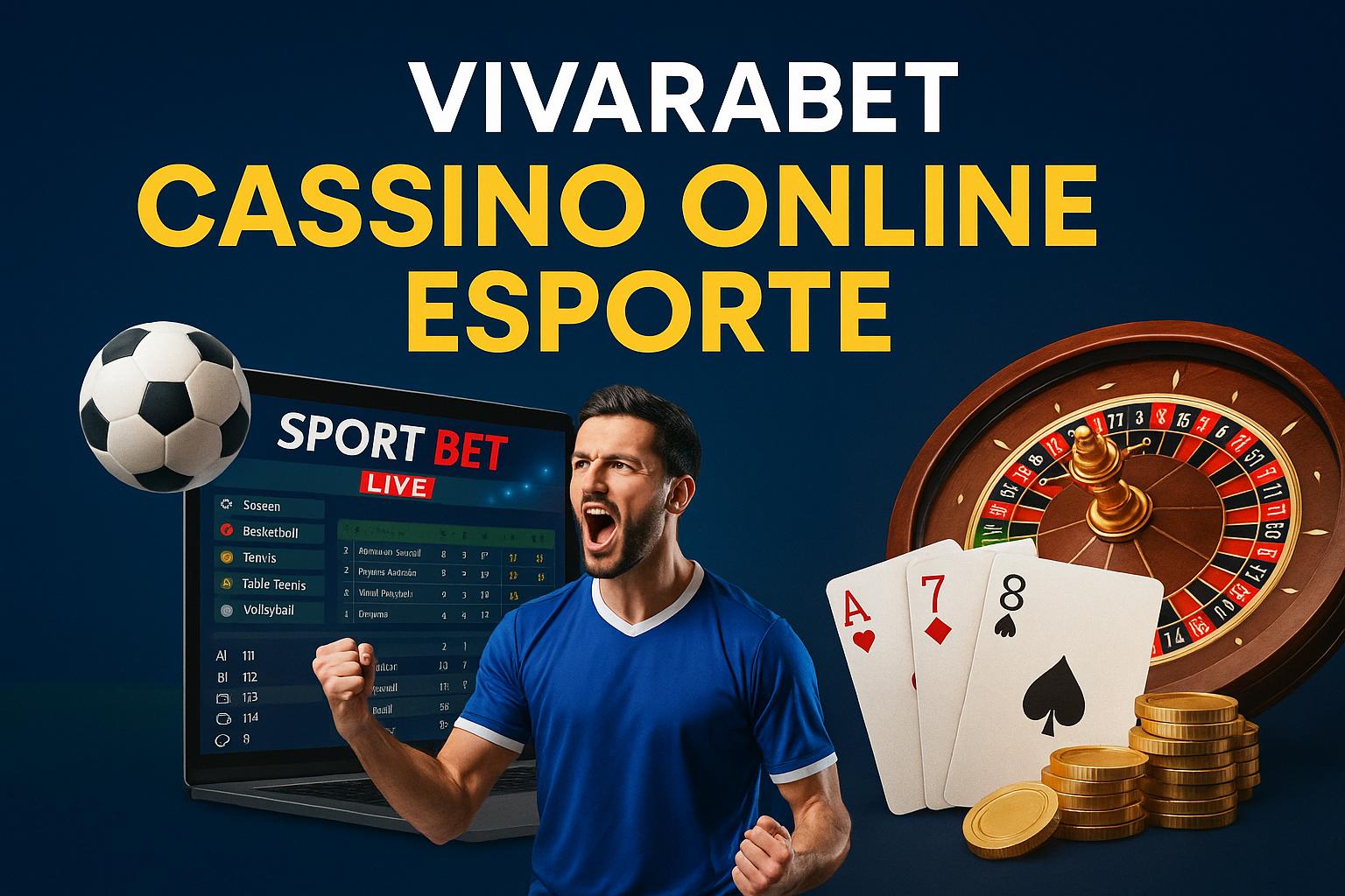 Apostas esportivas no cassino online VIVARABET